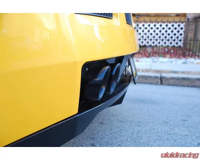 Fabspeed Polished Stainless Steel Deluxe Quad Style Tips Lamborghini Gallardo 2004-2008 - FS.LAM.GDO.QDTP