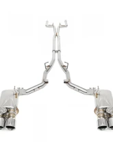 Fabspeed Valvetronic Catback Exhaust System w/ Satin Black Tips Maserati Ghibli RWD 2013+                                     - FS.MAS.GH.VLVSYSB - Image 7
