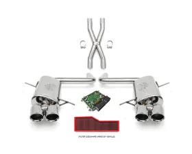 Fabspeed Sport Performance Package w/ Carbon Fiber Tips Maserati Quattroporte 2004-2006