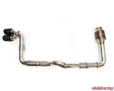 Fabspeed Street Supercup Turboback Exhaust System w/ Polished Stainless Steel Tips Porsche 718 Boxster | Cayman 2017+ - FS.POR.718.SCUPSP