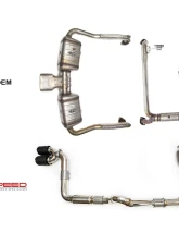 Fabspeed Street Supercup Turboback Exhaust System w/ Polished Stainless Steel Tips Porsche 718 Boxster | Cayman 2017+                                     - FS.POR.718.SCUPSP - Image 2