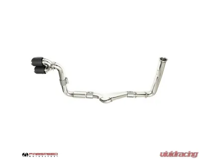 Fabspeed Street Supercup Turboback Exhaust System w/ Polished Stainless Steel Tips Porsche 718 Boxster | Cayman 2017+ - FS.POR.718.SCUPSP