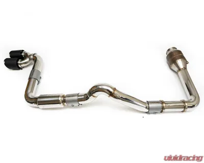 Fabspeed Street Supercup Turboback Exhaust System w/ Polished Stainless Steel Tips Porsche 718 Boxster | Cayman 2017+ - FS.POR.718.SCUPSP