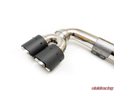 Fabspeed Street Supercup Turboback Exhaust System w/ Polished Stainless Steel Tips Porsche 718 Boxster | Cayman 2017+ - FS.POR.718.SCUPSP