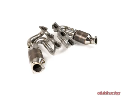 Fabspeed RENNKRAFT Modular Street and Racing Headers w/ HJS Catalytic Converters Porsche 718 GT4 | GTS | Spyder 2020-2023 - FS.POR.718GT4.MDLRHDR.CB
