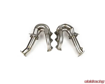 Fabspeed RENNKRAFT Modular Street and Racing Headers w/ HJS Catalytic Converters Porsche 718 GT4 | GTS | Spyder 2020-2023 - FS.POR.718GT4.MDLRHDR.CB