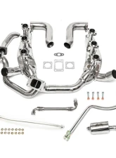 Fabspeed Standard 930 Model Sport Headers w/ Heat Porsche 911 Turbo 930 1976-1989                                     - FS.POR.911T.SHDRWH - Image 2