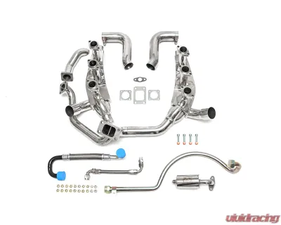 Fabspeed Sport Headers w/ Heat & 930 Slantnose Model Porsche 911 Turbo 930 1976-1989 - FS.POR.911T.SHDRWHS