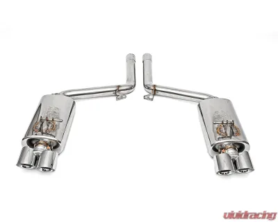 Fabspeed Maxflo Performance Exhaust System w/ Satin Black Tips Porsche 970 Panamera Turbo | Turbo S 2010-2016 - FS.POR.970T.MAXB