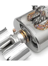 Fabspeed Maxflo Performance Exhaust System w/ Satin Black Tips Porsche 970 Panamera V6 2010-2016                                     - FS.POR.970V6.MAXB - Image 2