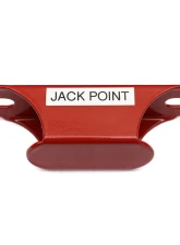 Fabspeed Jack Point Powder Coated Red Porsche 981 Boxster | Cayman 2013-2016                                     - FS.POR.981.JP - Image 5