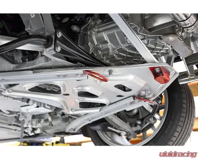 Fabspeed Jack Point Powder Coated Red Porsche 981 Boxster | Cayman 2013-2016 - FS.POR.981.JP