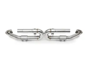 Fabspeed Center Muffler Bypass X-Pipe Non-Valved Porsche 991 Carrera 2012-2016