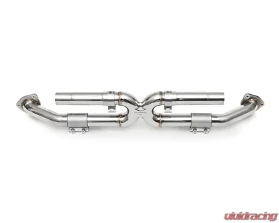 Fabspeed Center Muffler Bypass X-Pipe Non-Valved Porsche 991 Carrera 2012-2016 - FS.POR.991.CMBX