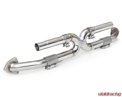 Fabspeed Center Muffler Bypass X-Pipe Non-Valved Porsche 991 Carrera 2012-2016 - FS.POR.991.CMBX