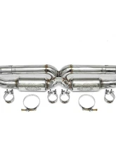 Fabspeed X-Pipe Exhaust System w/Satin Black Tips Porsche 991 Carrera 2012-2016                                     - FS.POR.991.SSXB - Image 5