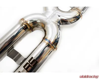 Fabspeed Center Muffler Bypass X-Pipe Porsche 991.2 GT2 RS 2018-2019 - FS.POR.9912GT2RS.CMX