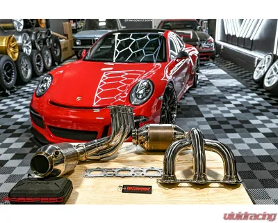 Fabspeed Sport Headers With HJS Catalytic Converters Porsche 991.2 GT3 | GT3RS 2017- 2019 - FS.POR.9912GT3.SHDR