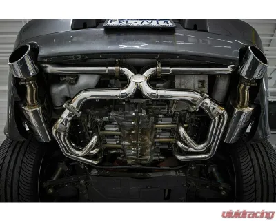 Fabspeed Maxflo Narrow Body Performance Exhaust System w/ Satin Black Tips Porsche 993 Carrera 1994-1998 - FS.POR.993.MAXNB