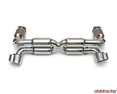 Fabspeed 70mm Supersport X- Pipe Exhaust System Porsche 996 GT2 2001-2005 - FS.POR.996GT2.SSX