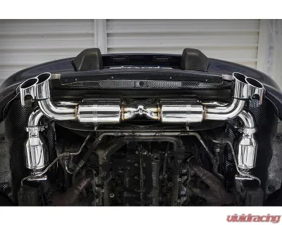 Fabspeed 70mm Supersport X- Pipe Exhaust System Porsche 996 GT2 2001-2005 - FS.POR.996GT2.SSX