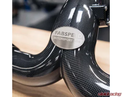 Fabspeed Carbon Fiber Competition Air Intake System w/ GT3 82mm Throttle Body Adapter Porsche 997 Carrera 2005-2008 - FS.POR.997.COMPAIGT3