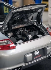 Fabspeed Carbon Fiber Competition Air Intake System w/ GT3 82mm Throttle Body Adapter Porsche 997 Carrera 2005-2008                                     - FS.POR.997.COMPAIGT3 - Image 5