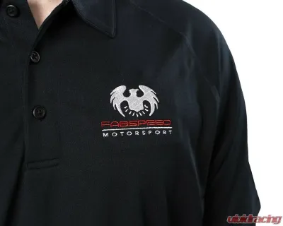 Fabspeed Men's Premium Black Polo - FS.APP.PO.SB.XXL