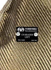 Fabspeed Header Blankets Chevrolet C8 Corvette Stingray 2020-2024                                     - FS.CHEVY.C8.HDRBL - Image 4