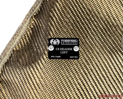 Fabspeed Header Blankets Chevrolet C8 Corvette Stingray 2020-2024 - FS.CHEVY.C8.HDRBL