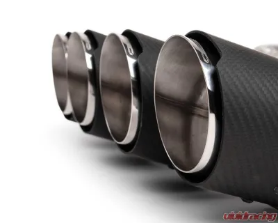 Fabspeed Valvetronic Catback Exhaust System w/ Carbon Fiber Tips Chevrolet Corvette C8 Z06 2023+ - FS.CHEVY.C8Z06.VLVCF