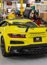 Fabspeed Valvetronic Catback Exhaust System w/ Carbon Fiber Tips Chevrolet Corvette C8 Z06 2023+                                     - FS.CHEVY.C8Z06.VLVCF - Image 5