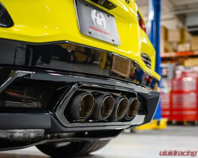 Fabspeed Valvetronic Catback Exhaust System w/ Carbon Fiber Tips Chevrolet Corvette C8 Z06 2023+ - FS.CHEVY.C8Z06.VLVCF