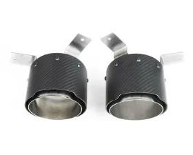 Fabspeed Carbon Fiber Exhaust Tips Ferrari F8 Tributo 2020+