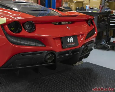 Fabspeed Carbon Fiber Exhaust Tips Ferrari F8 Tributo 2020+ - FS.FER.F8.CFT