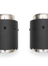 Fabspeed Deluxe Bolt-On Dual Carbon Fiber Tips McLaren 570S | 570GT | 540C 2016+                                     - FS.MCL.570S.DTCF - Image 2