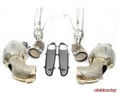 Fabspeed "600LT Style" Valvetronic Sport Catalytic Converter Exhaust System McLaren 570S | 540C 2015+ - FS.MCL.570S.SC918V