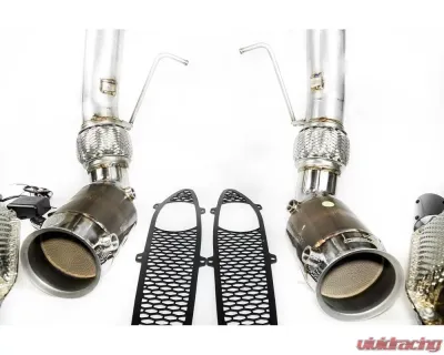 Fabspeed "600LT Style" Valvetronic Sport Catalytic Converter Exhaust System McLaren 570S | 540C 2015+ - FS.MCL.570S.SC918V