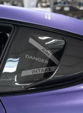 Fabspeed Gray Intake Decals Porsche 718 Cayman GT4 RS 2022+                                     - FS.POR.718GT4RS.IDG - Image 2