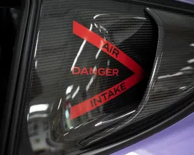 Fabspeed Red Intake Decals Porsche 718 Cayman GT4 RS 2022+