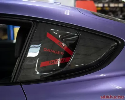 Fabspeed Red Intake Decals Porsche 718 Cayman GT4 RS 2022+ - FS.POR.718GT4RS.IDR