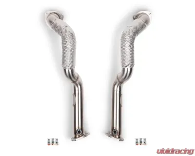 Fabspeed Non-Resonated Over Axle Link Pipes (Louder) Porsche 718 Cayman GT4 RS 2022+ - FS.POR.718GT4RS.OA
