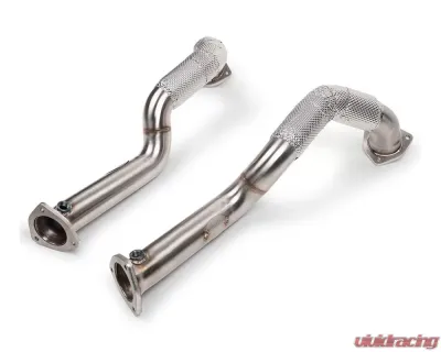 Fabspeed Non-Resonated Over Axle Link Pipes (Louder) Porsche 718 Cayman GT4 RS 2022+ - FS.POR.718GT4RS.OA