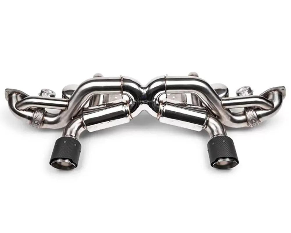 Fabspeed Valvetronic X-Pipe Catback Exhaust System w/ Re-use OEM Tips Porsche 718 Cayman GT4 RS 2022+ - FS.POR.718GT4RS.VLV