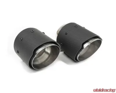 Fabspeed Valvetronic X-Pipe Catback Exhaust System w/ Carbon Fiber Tips Porsche 718 Cayman GT4 RS 2022+ - FS.POR.718GT4RS.VLVCF