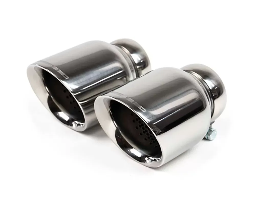 Fabspeed Valvetronic X-Pipe Catback Exhaust System w/ Polished Stainless Steel Tips Porsche 718 Cayman GT4 RS 2022+ - FS.POR.718GT4RS.VLVP