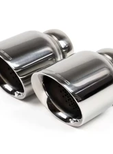 Fabspeed Valvetronic X-Pipe Catback Exhaust System w/ Polished Stainless Steel Tips Porsche 718 Cayman GT4 RS 2022+                                     - FS.POR.718GT4RS.VLVP - Image 8