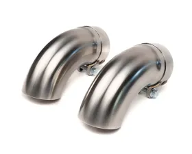 Fabspeed Valvetronic X-Pipe Catback Exhaust System w/ Brushed Stainless Turn Down Tips Porsche 718 Cayman GT4 RS 2022+