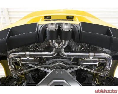 Fabspeed Valvetronic Exhaust System w/ Polished Stainless Steel Tips Porsche 987.2 Boxster | Cayman w/ PSE 2009-2012 - FS.POR.9872.VLVP