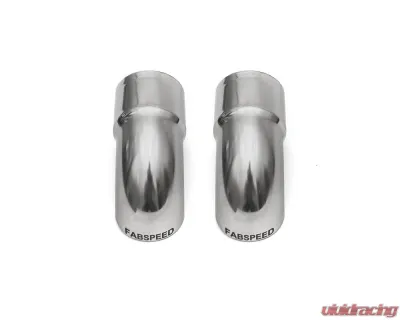 Fabspeed 2.50 Inch / 63.5mm ID Competition Slip-On Turndown Tips Porsche 981 Cayman GT4 2015-2016 - FS.TDT.635